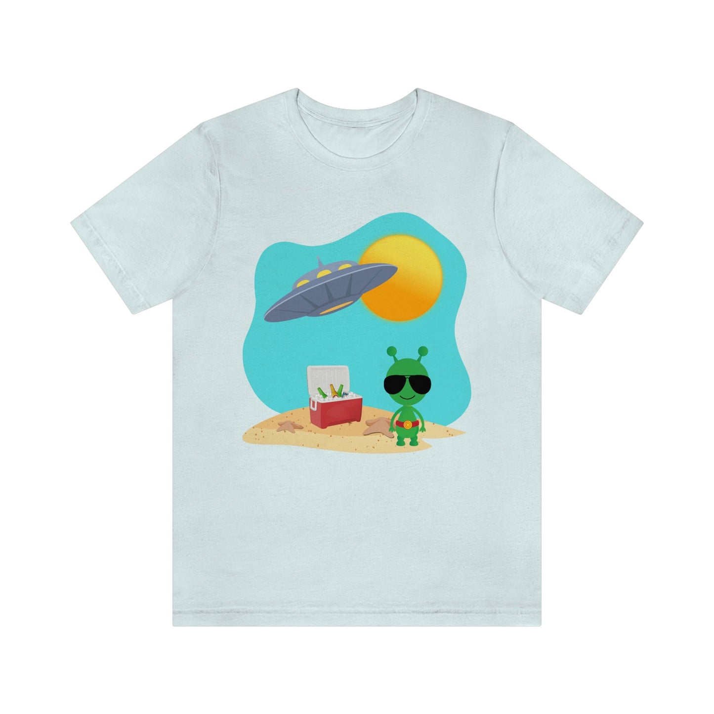 Women's Alien on The Beach Graphic Tee