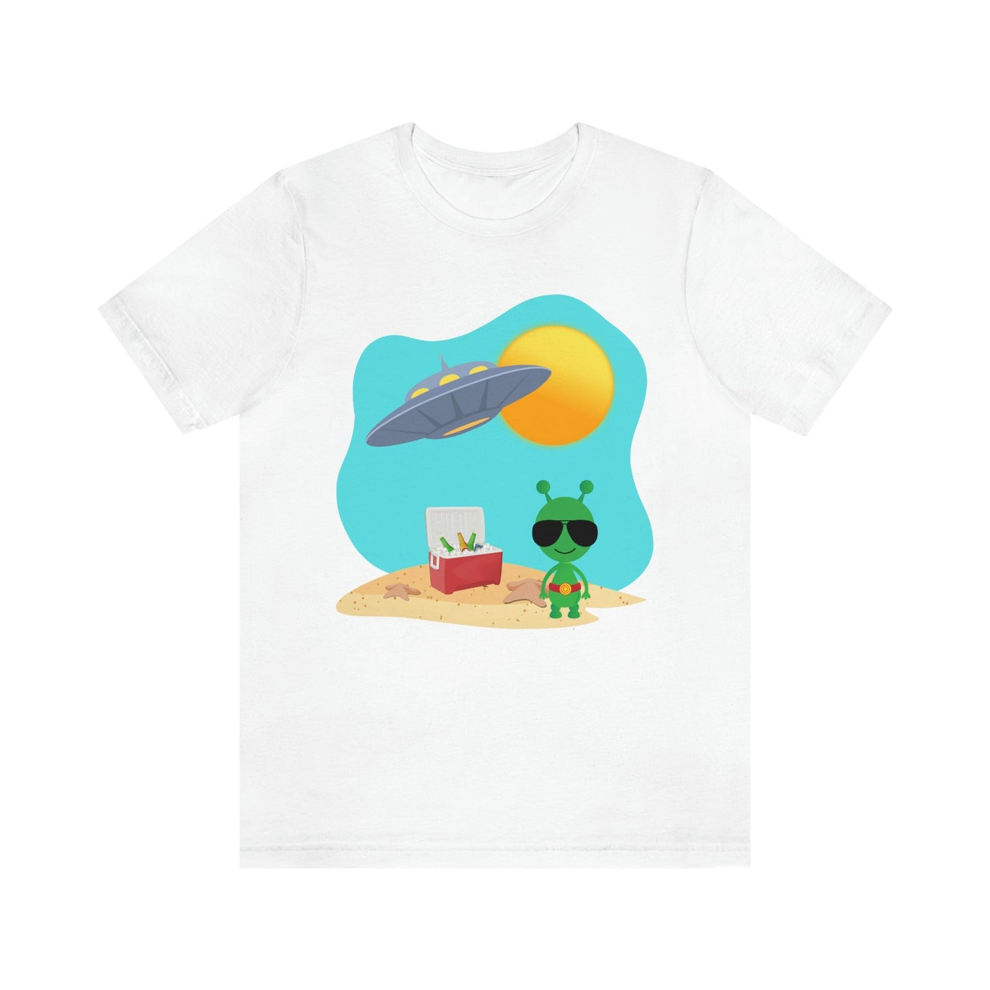Women's Alien on The Beach Graphic Tee