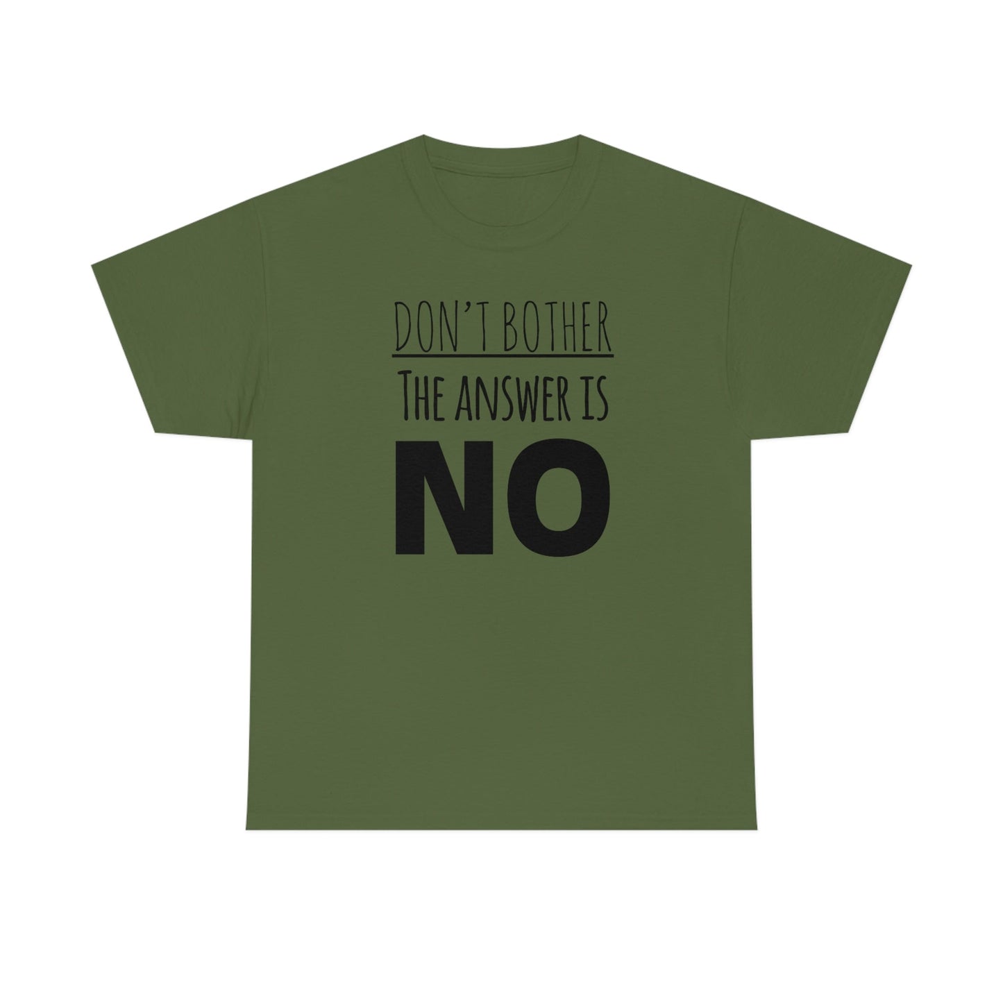 Men's The Answer is NO Tee