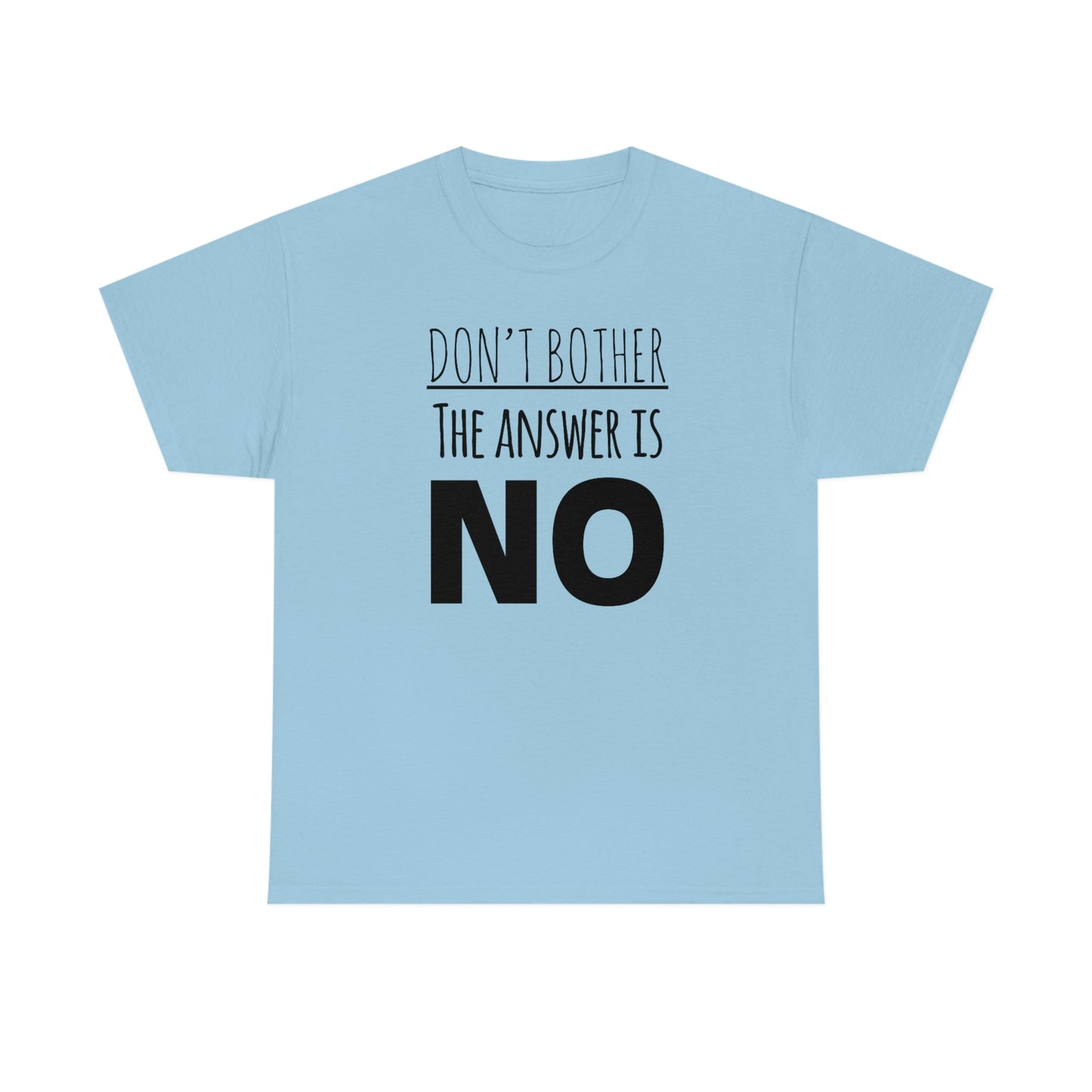 Men's The Answer is NO Tee