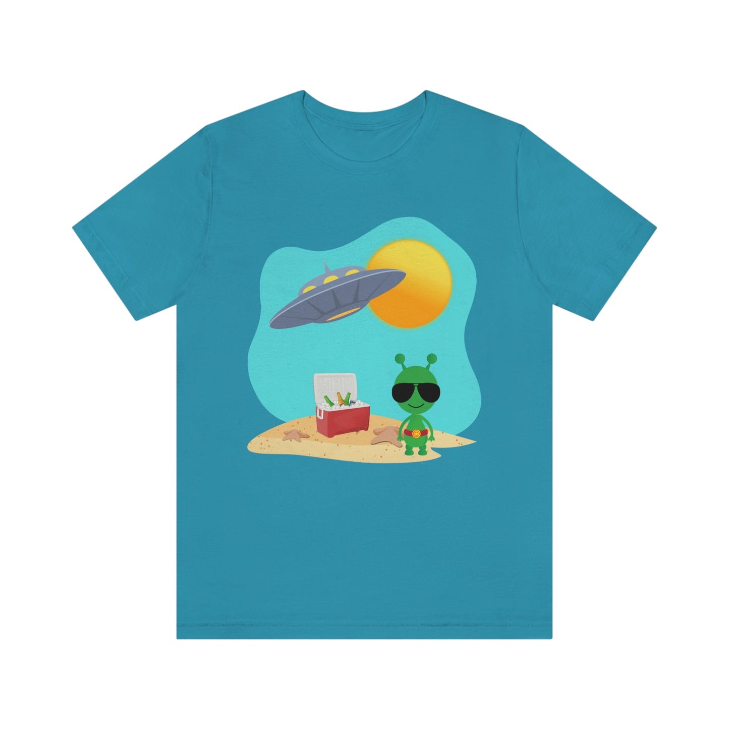 Women's Alien on The Beach Graphic Tee