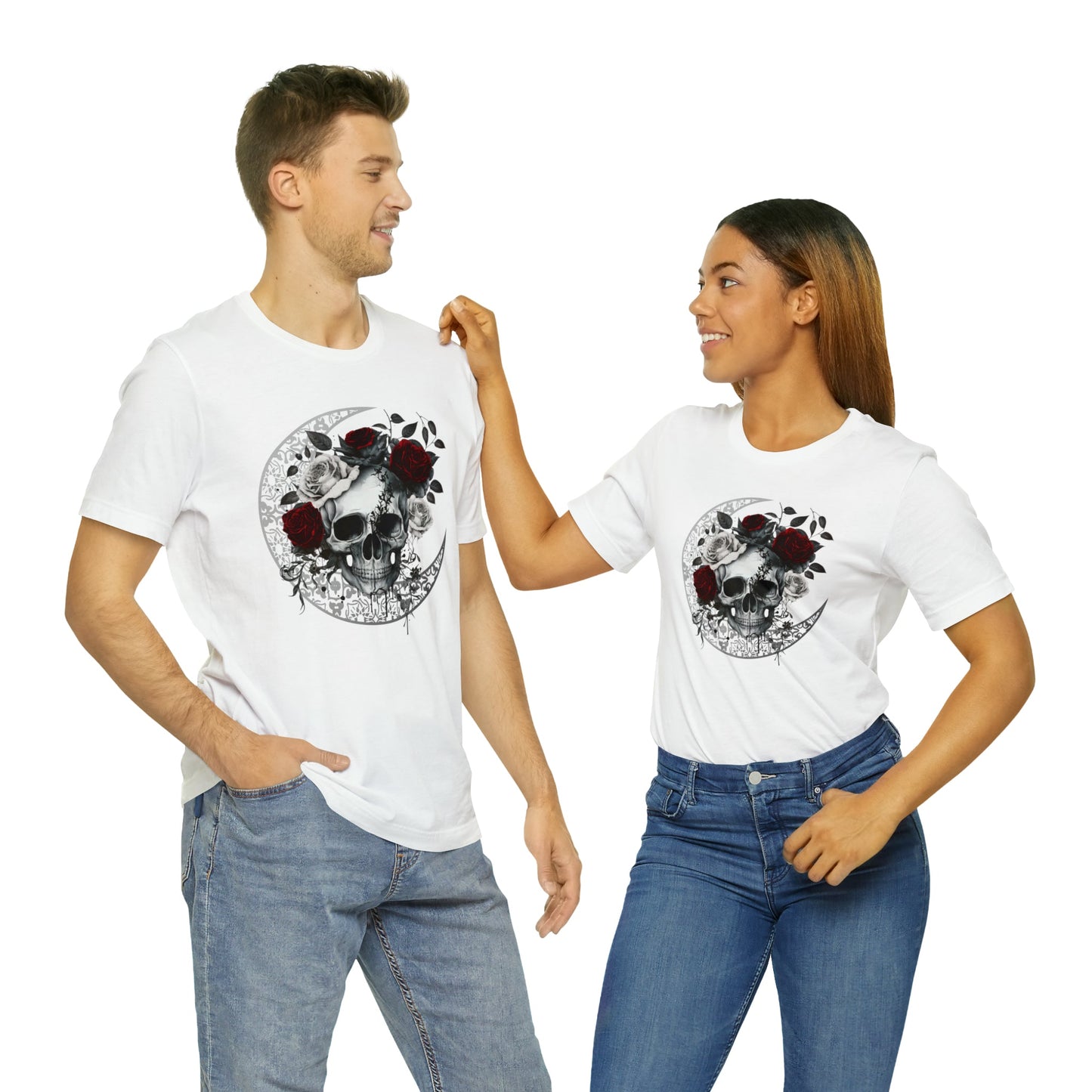 Men's Skull & Roses Graphic Tee