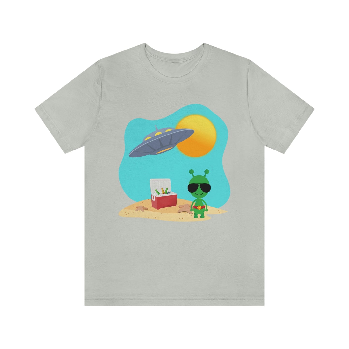 Women's Alien on The Beach Graphic Tee