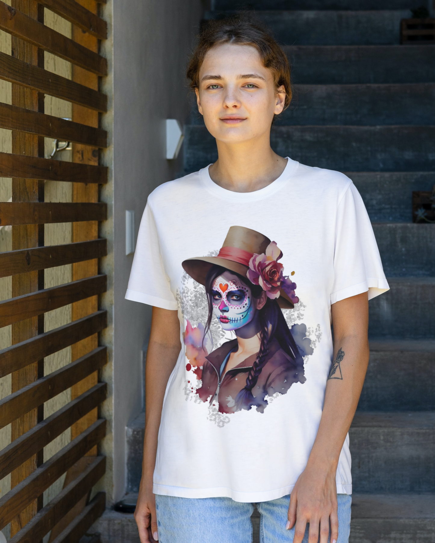 Women's Day of the Dead Graphic Tee