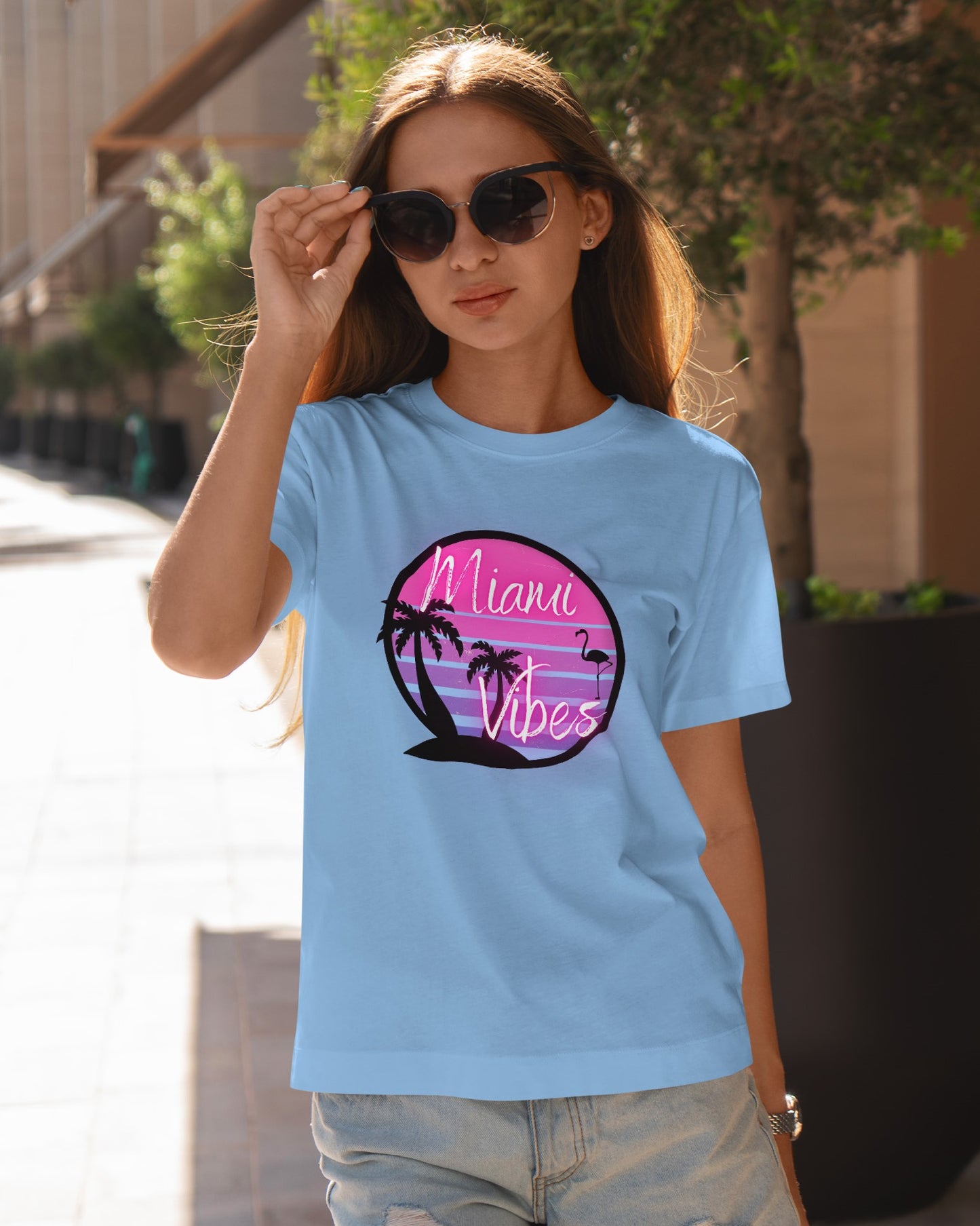 Miami Vibes Retro tee
