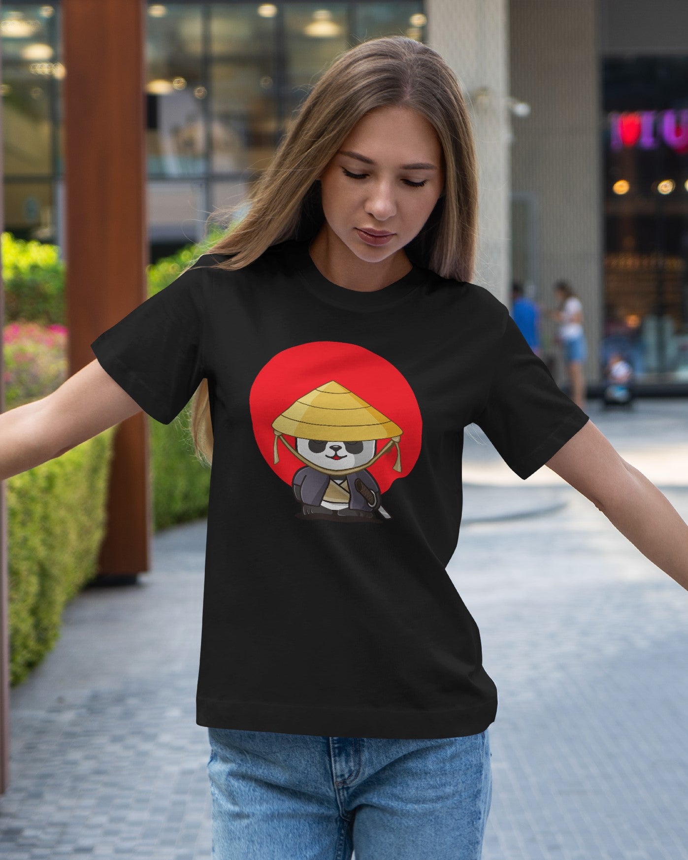 Women's Ronin Panda Graphic Tee