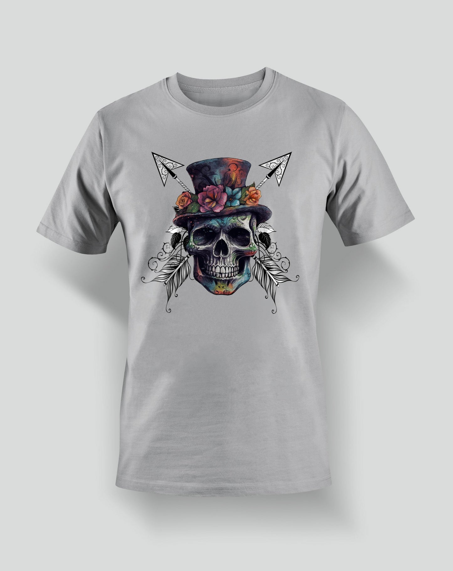 Men's Skull in a Top Hat Tee