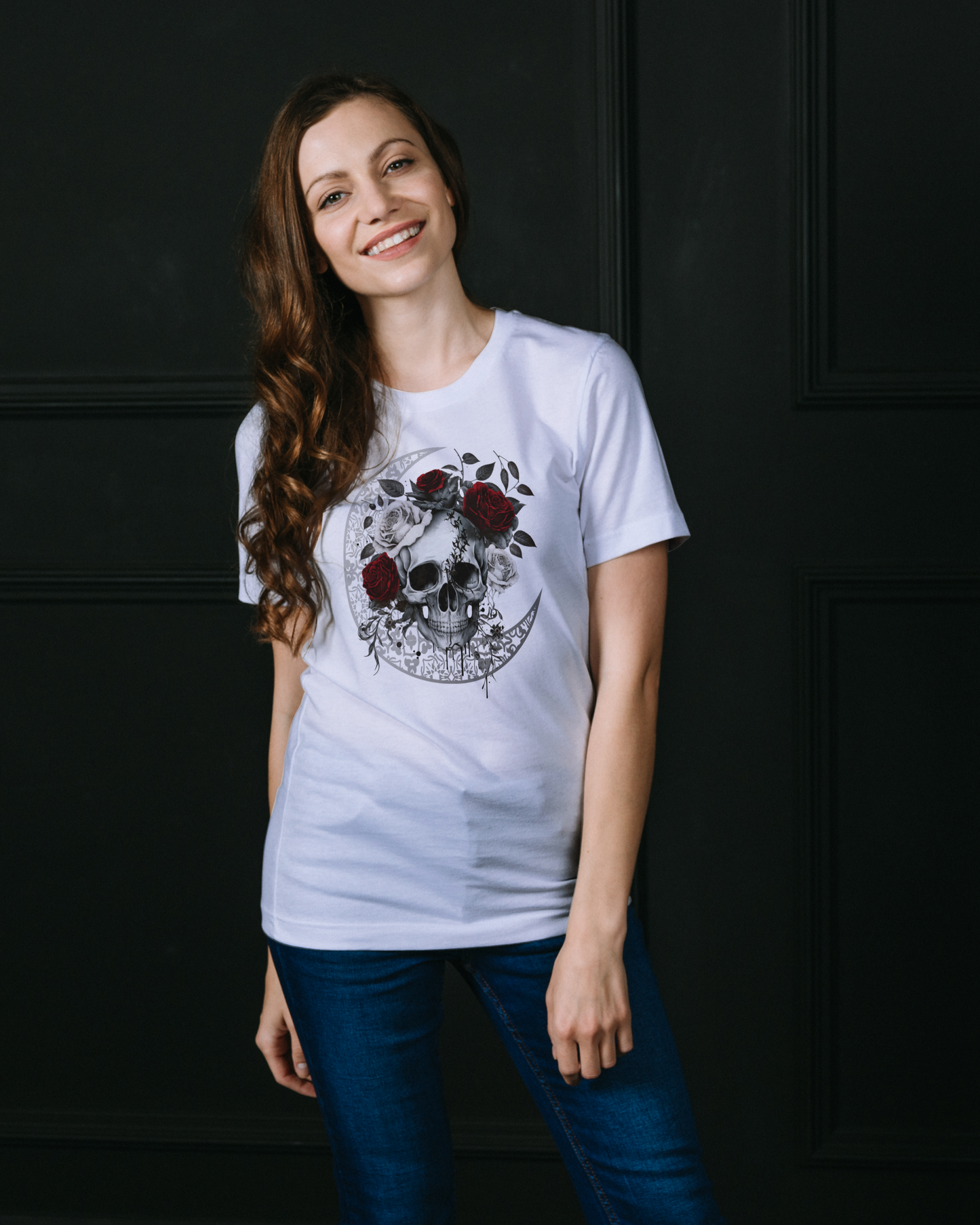 Skull & Roses Graphic Tee