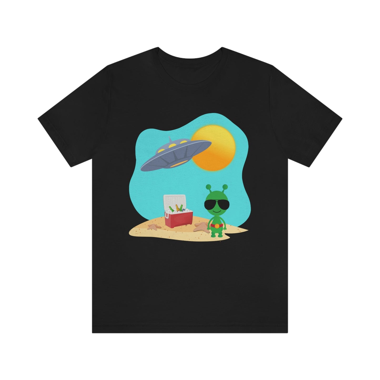 Women's Alien on The Beach Graphic Tee
