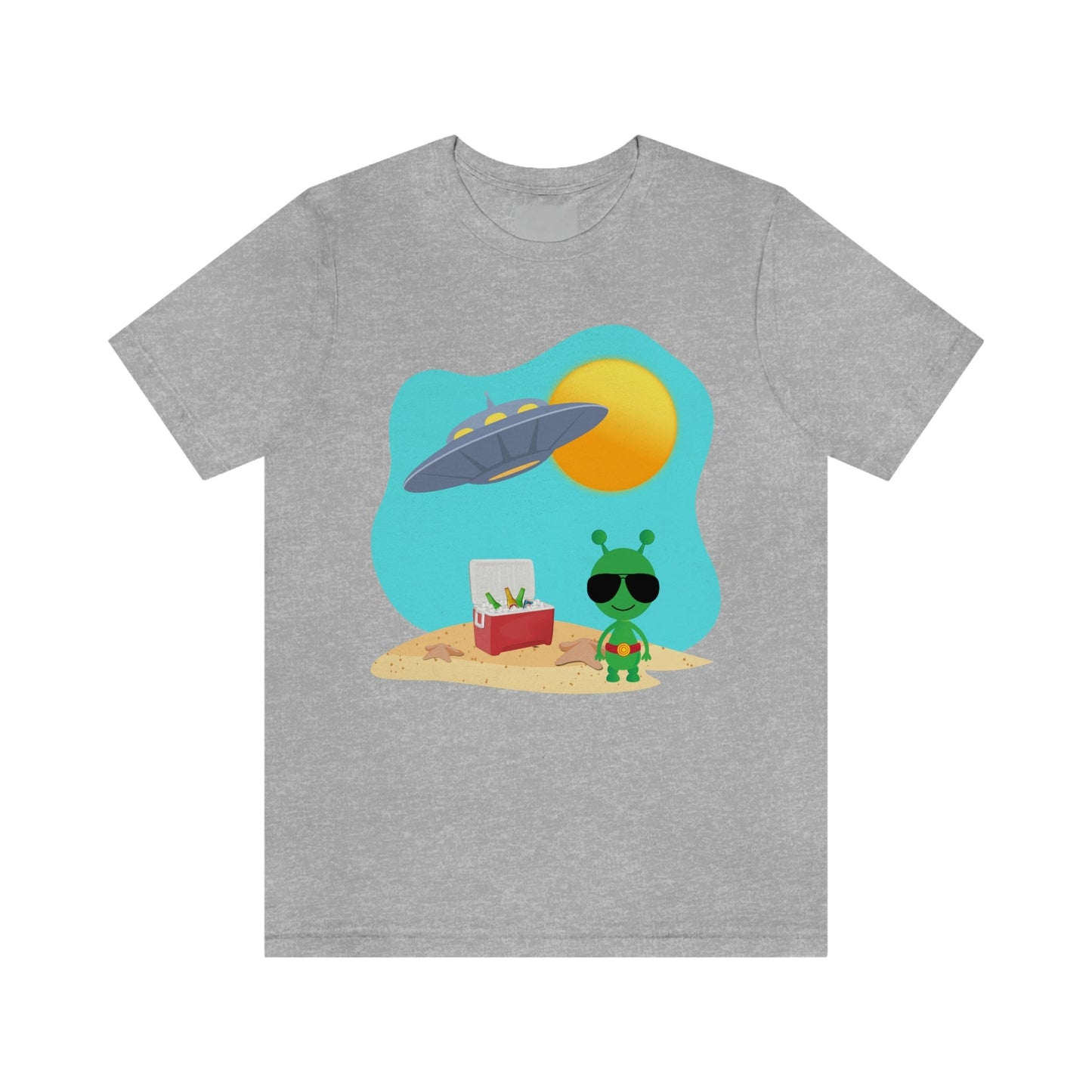 Women's Alien on The Beach Graphic Tee