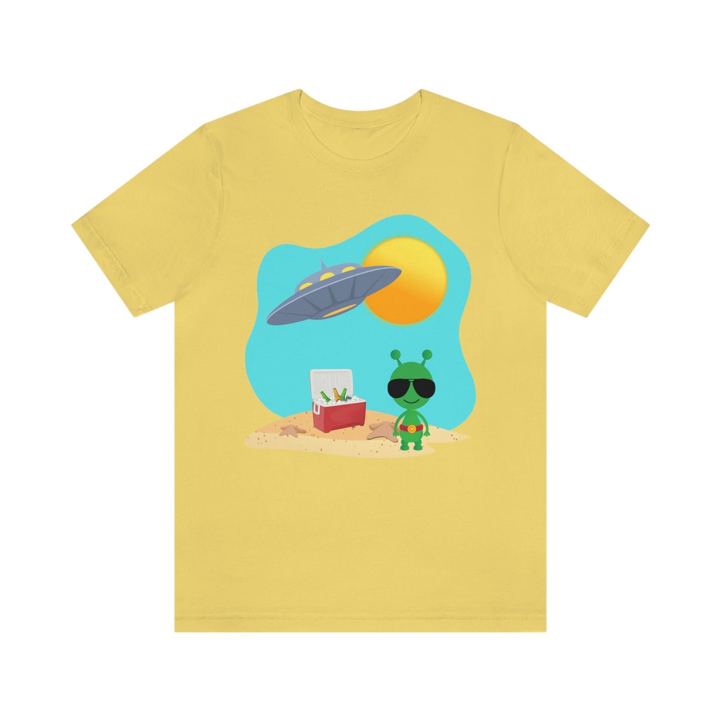 Women's Alien on The Beach Graphic Tee