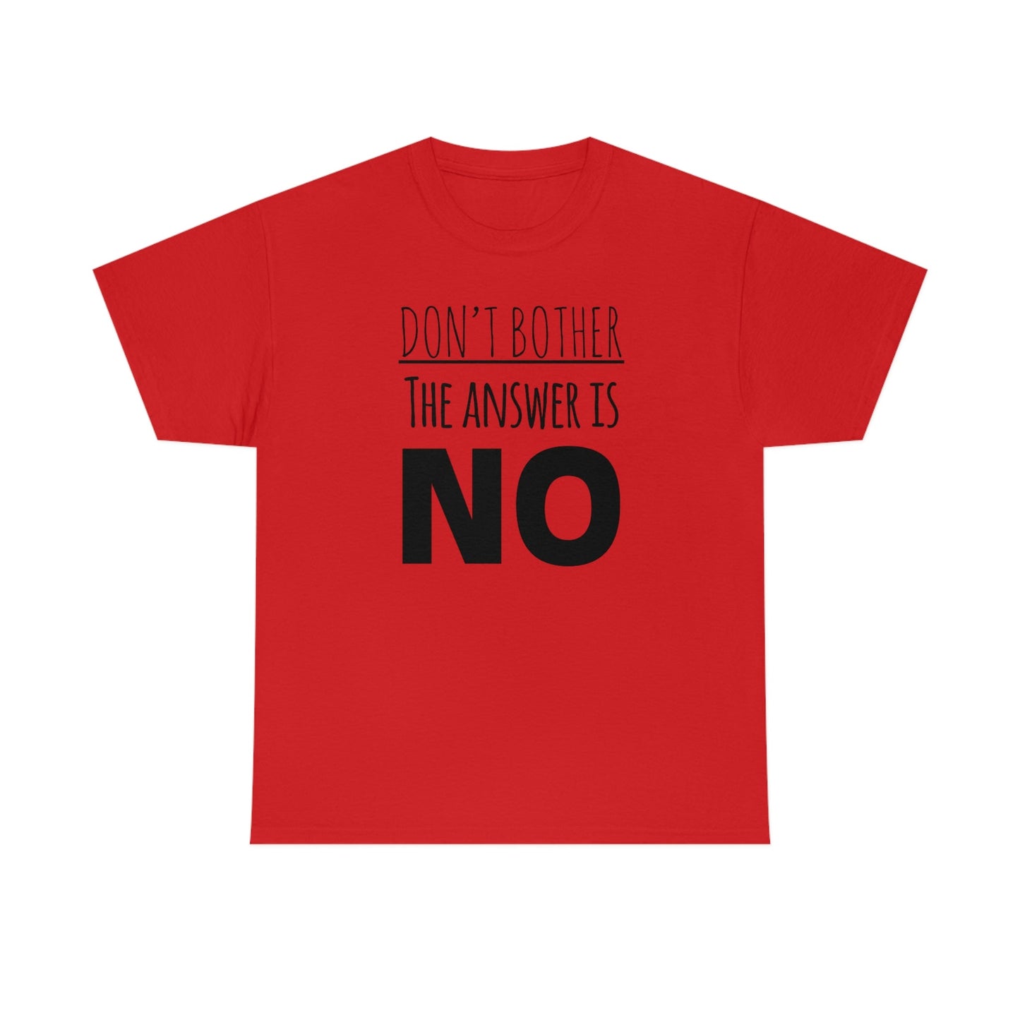 Men's The Answer is NO Tee