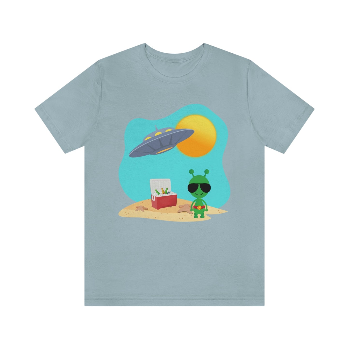 Women's Alien on The Beach Graphic Tee