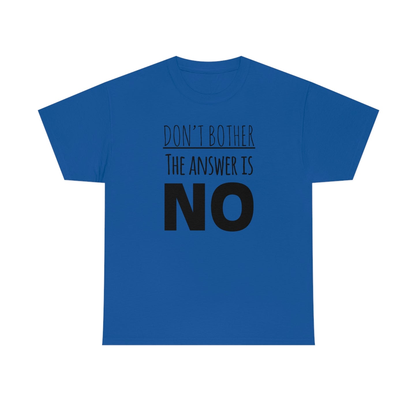 Men's The Answer is NO Tee