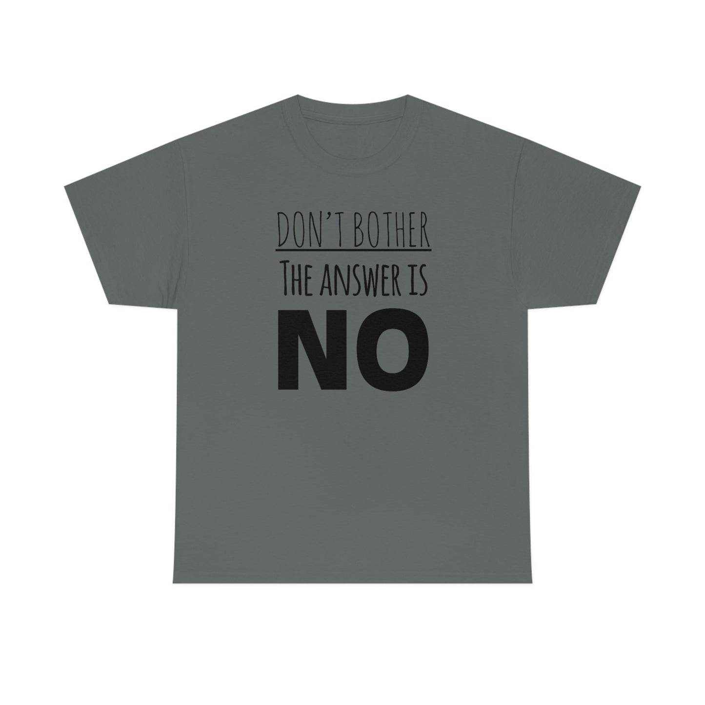 Men's The Answer is NO Tee