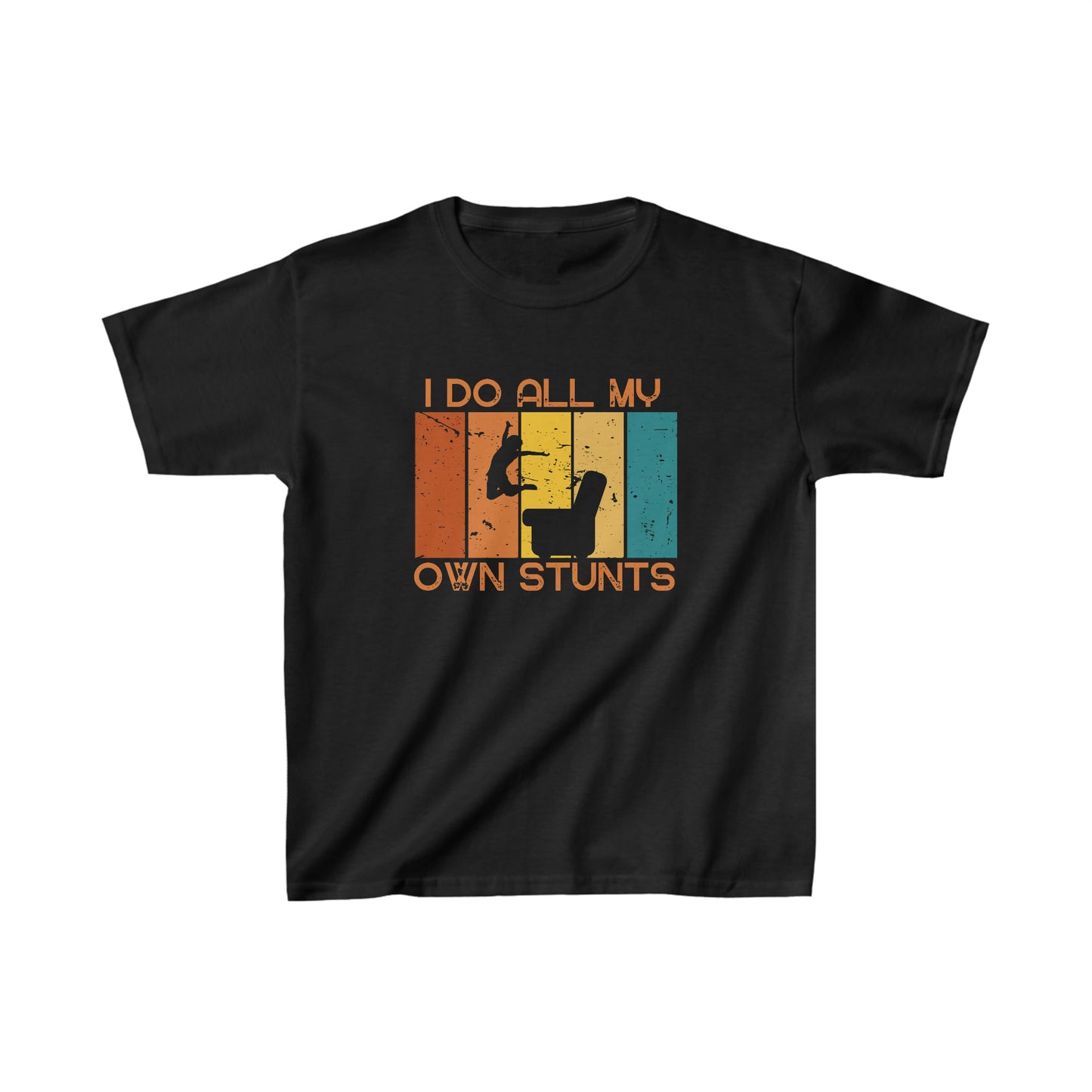 I Do All My Own Stunts Kids Tee