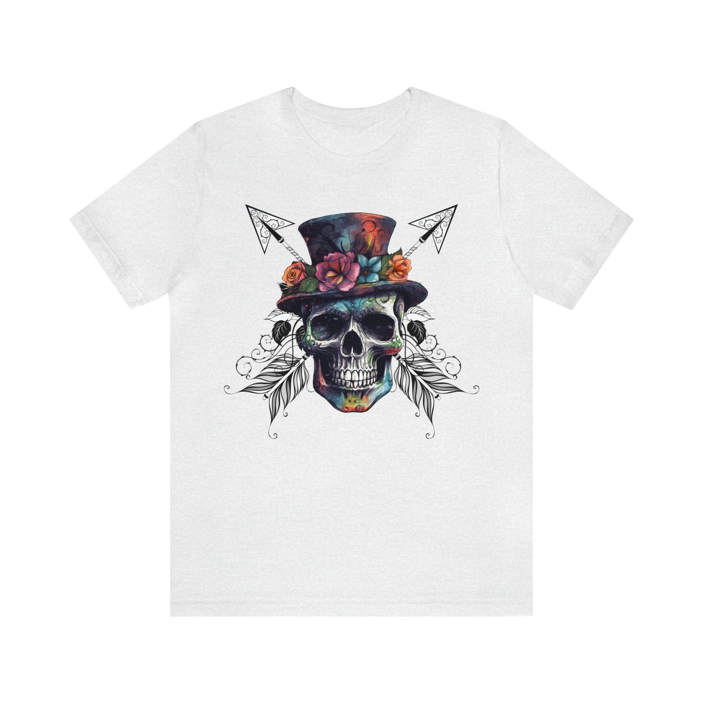 Women's Skull in a Top Hat Tee