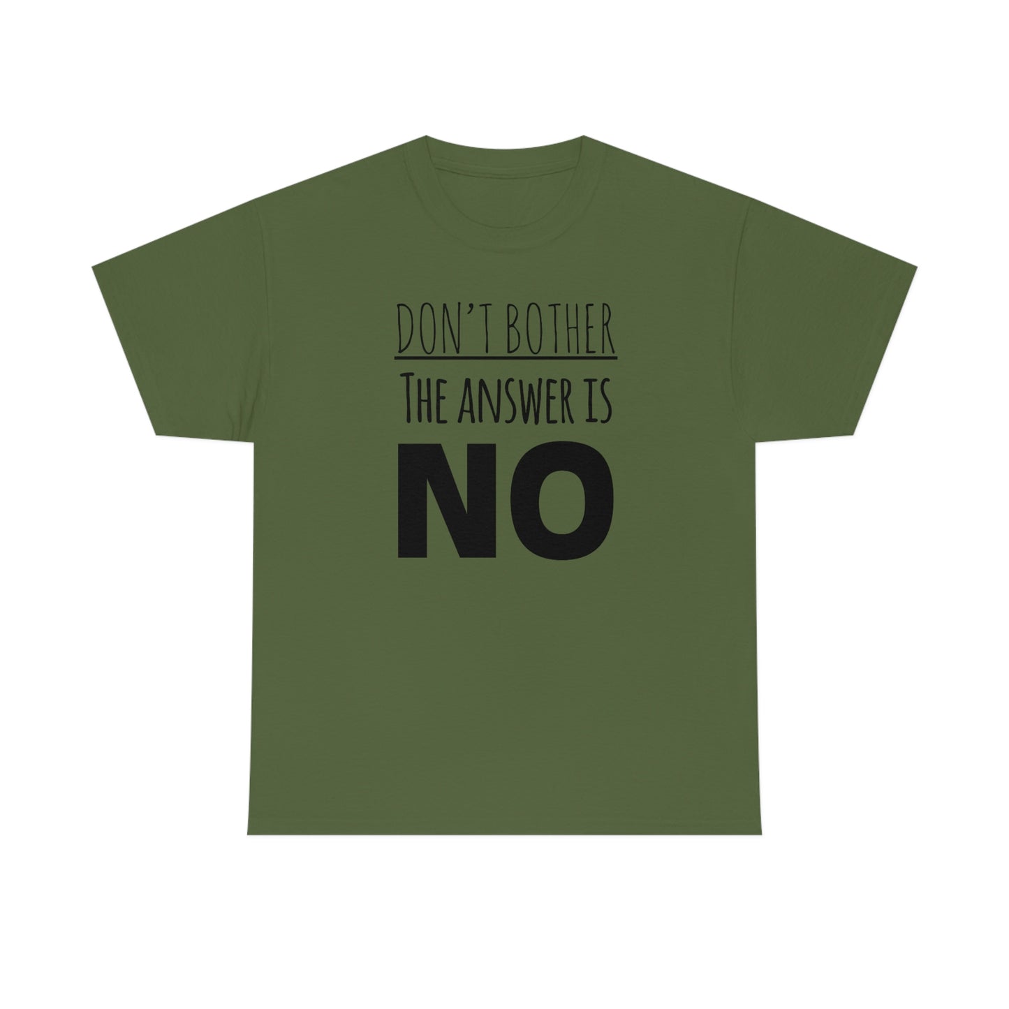 Women's The Answer is NO Tee
