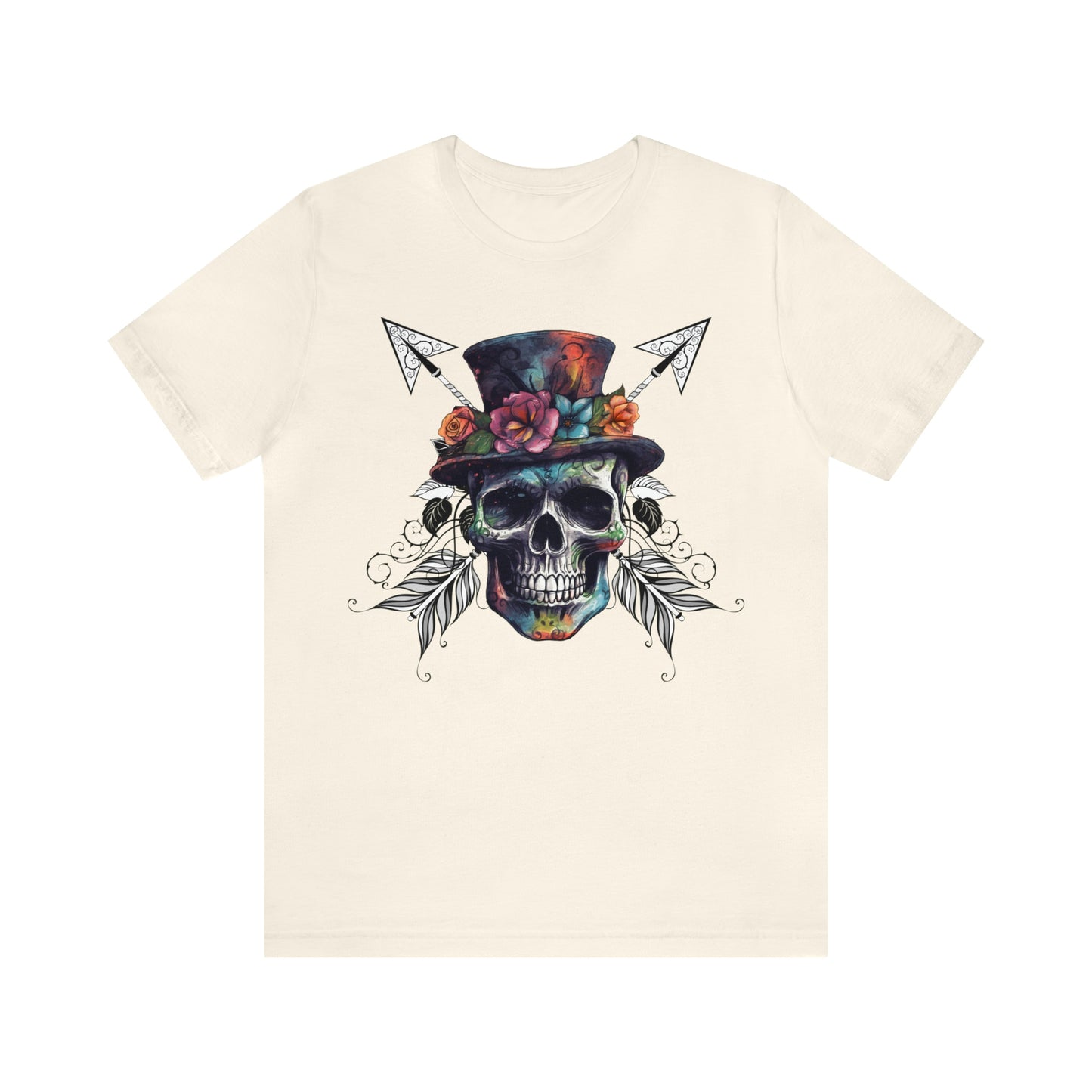Women's Skull in a Top Hat Tee
