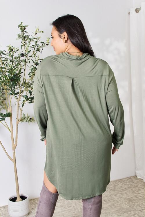 Celeste Button Down Shirt Dress