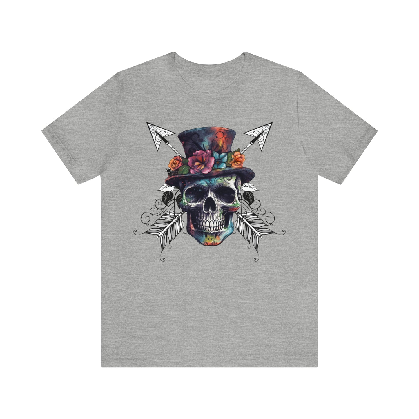 Women's Skull in a Top Hat Tee