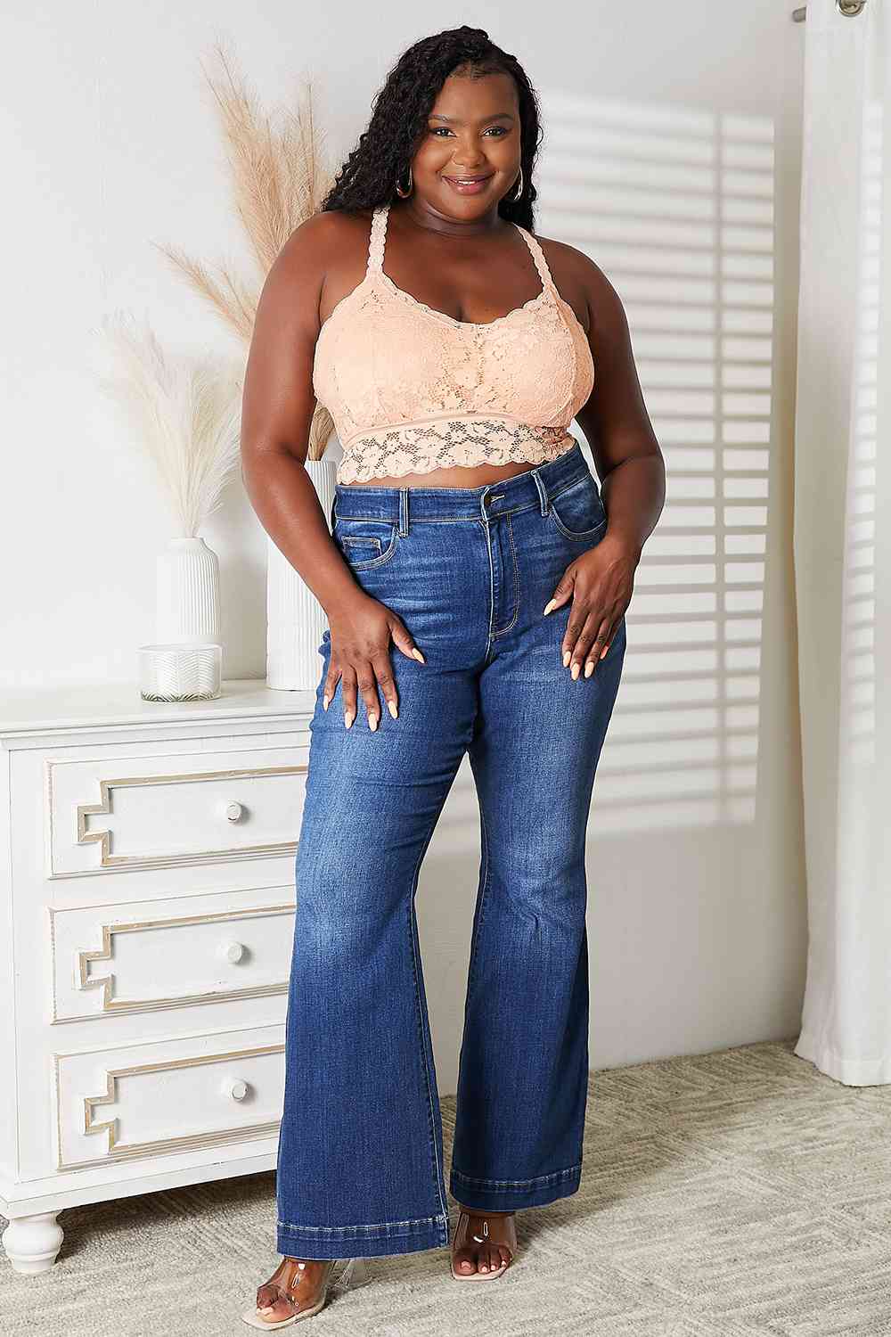 JadyK Crisscross Lace Bralette