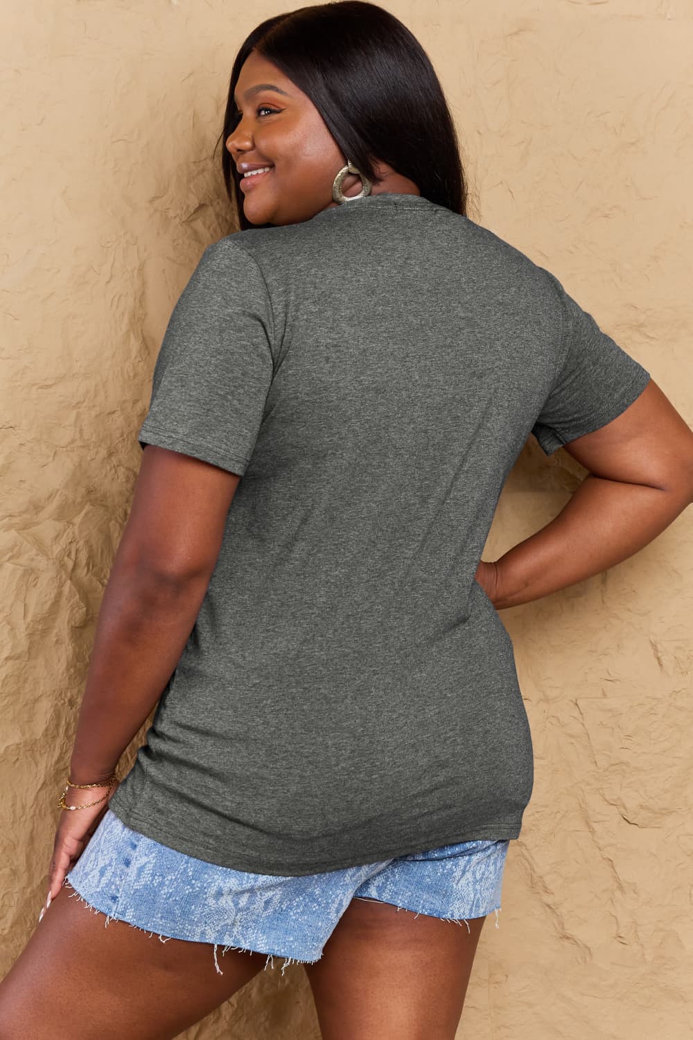Simply Love Halloween Theme Graphic Cotton Tee