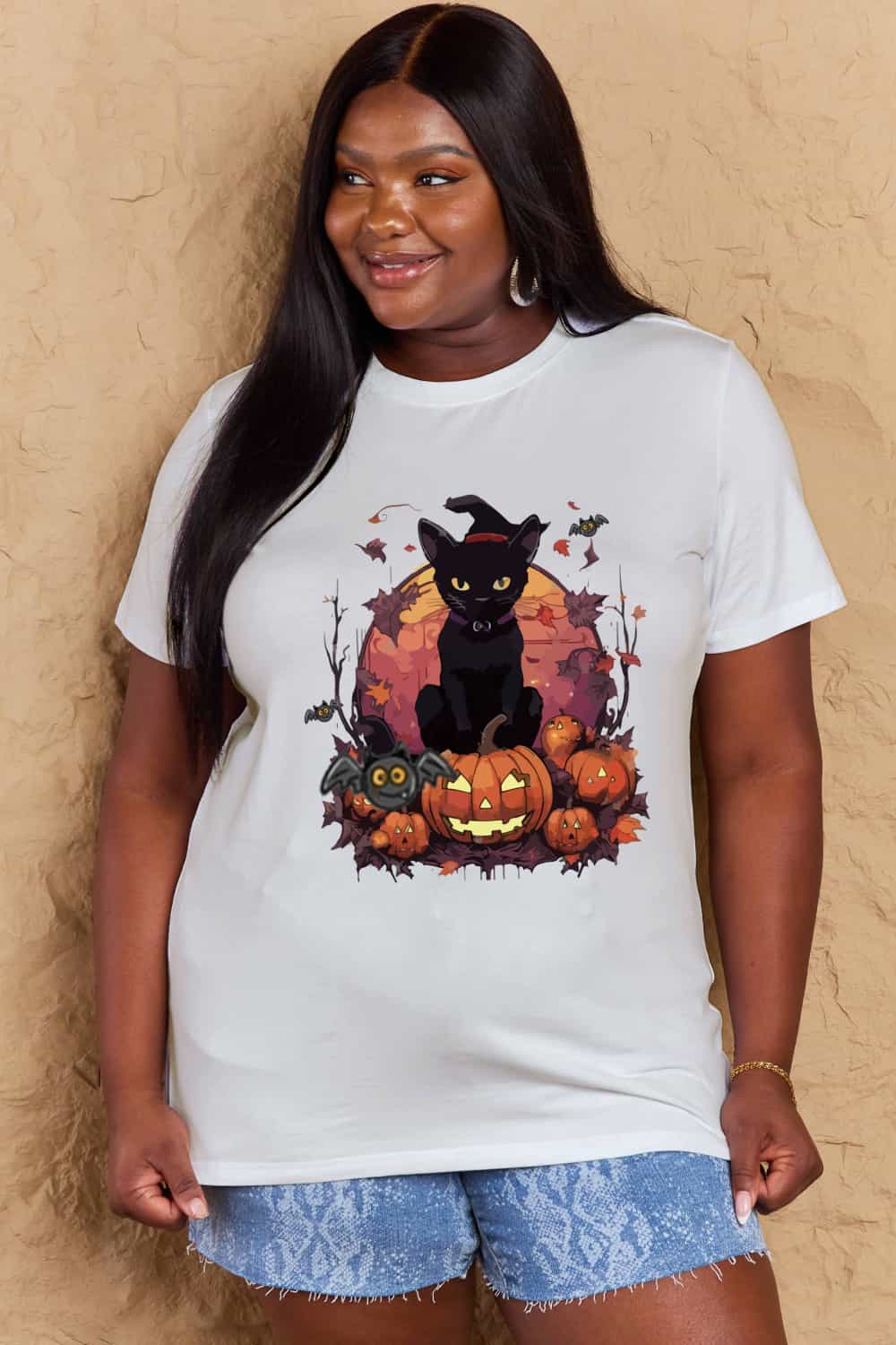 Simply Love Halloween Theme Graphic T-Shirt