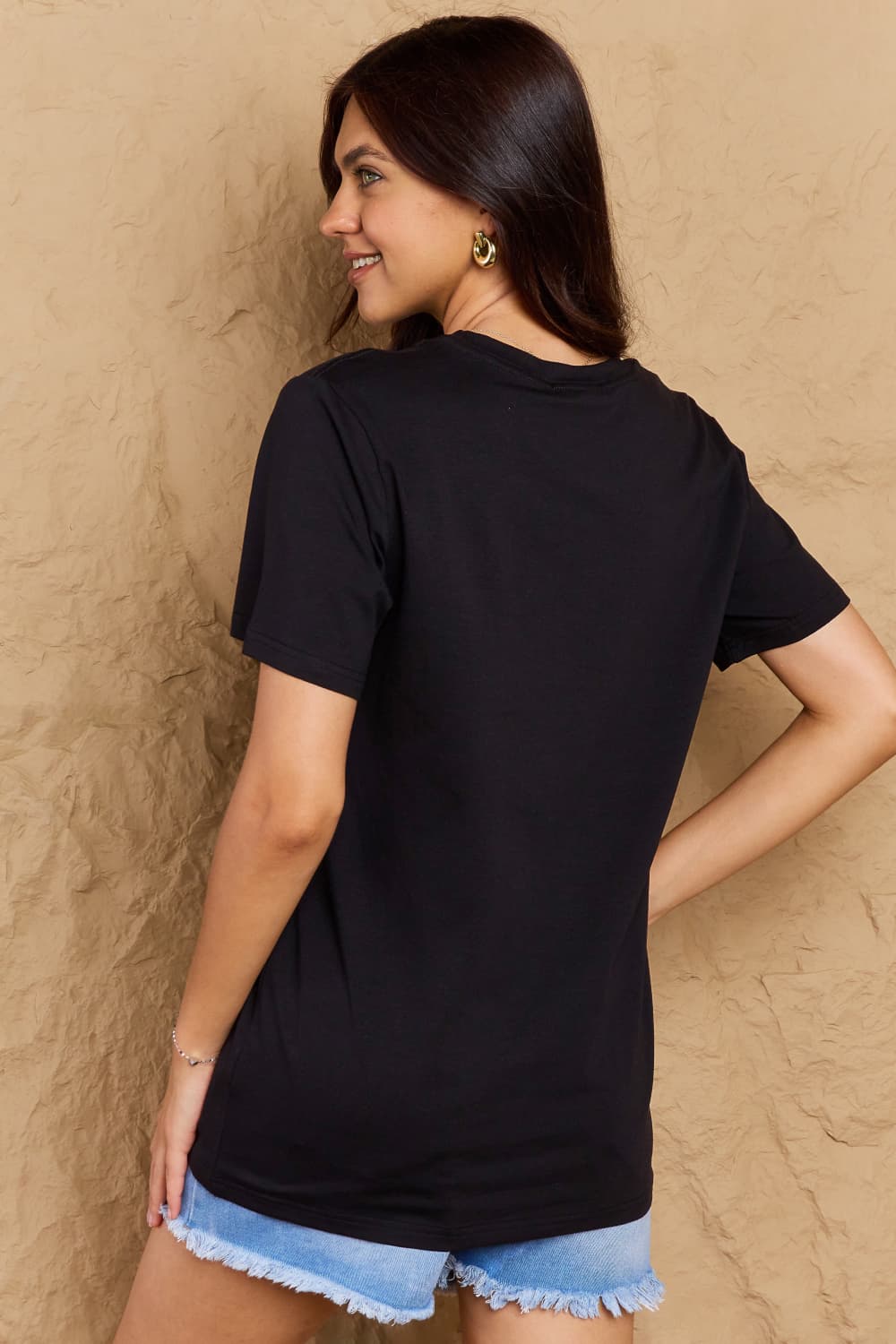 Simply Love Halloween Theme Graphic Cotton Tee