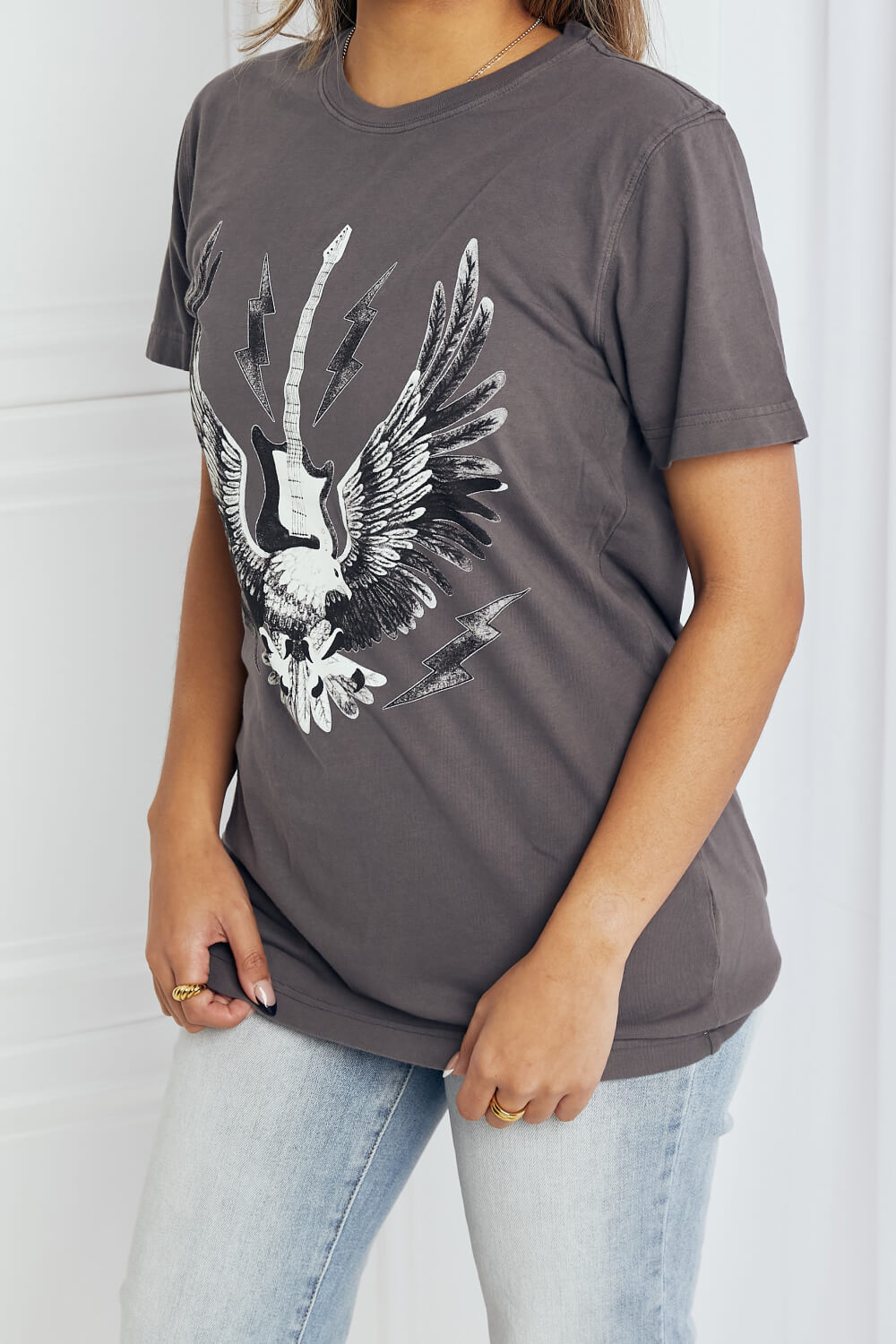 mineB Eagle Graphic Tee Shirt