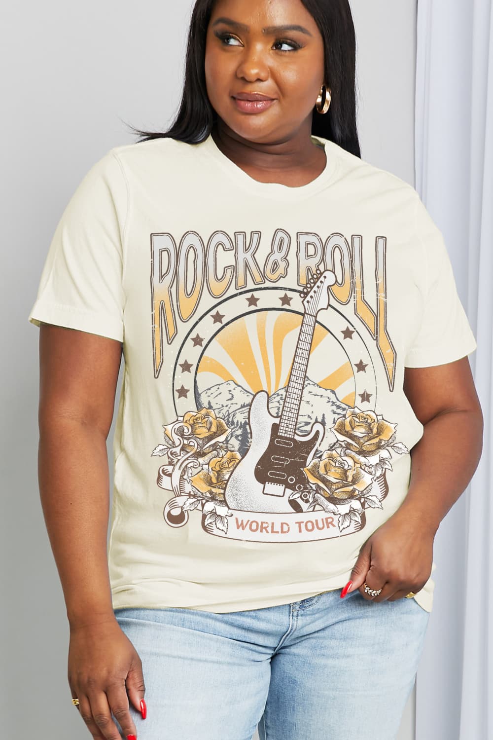 Simply Love ROCK & ROLL WORLD TOUR Graphic Tee