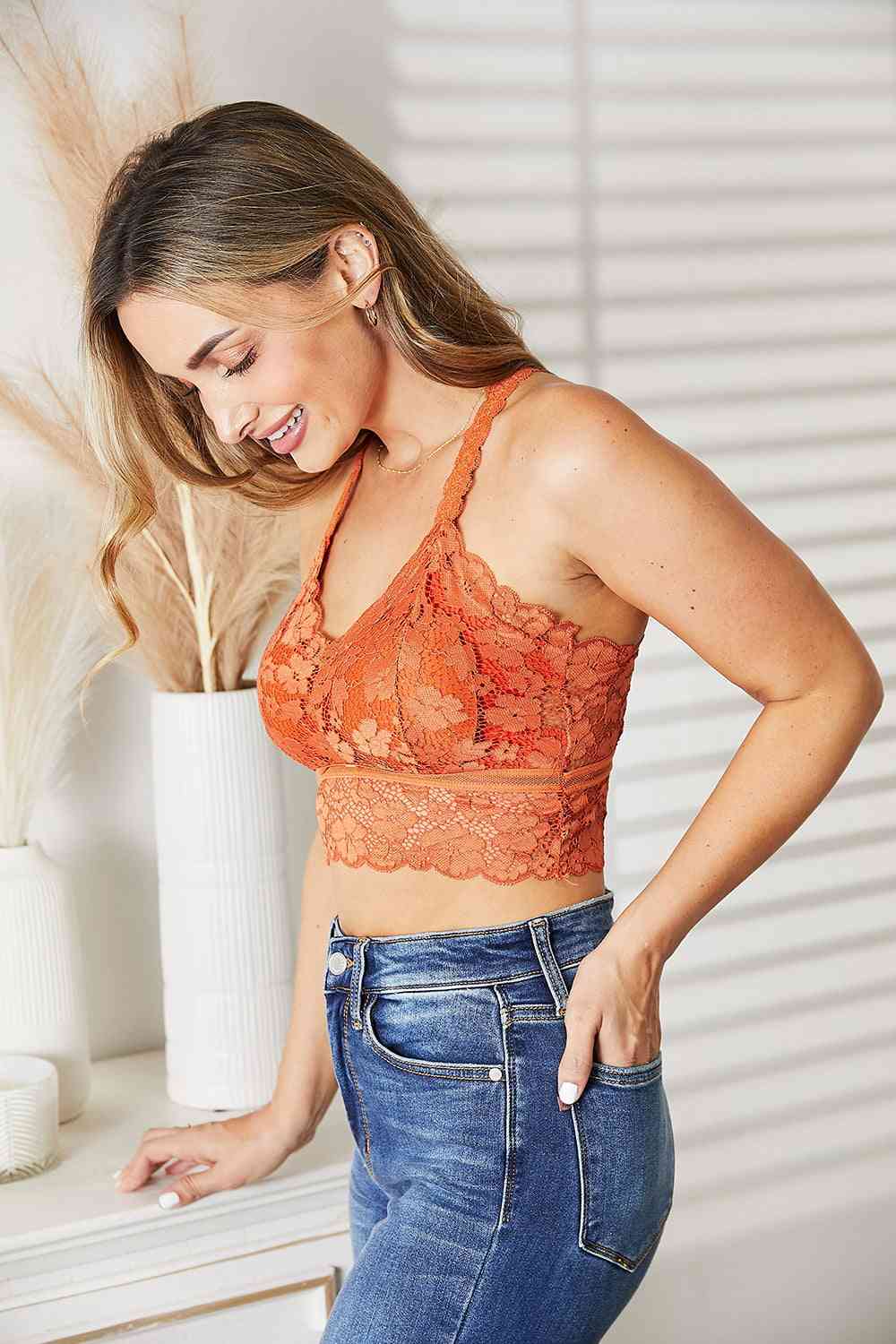 JadyK Crisscross Lace Bralette