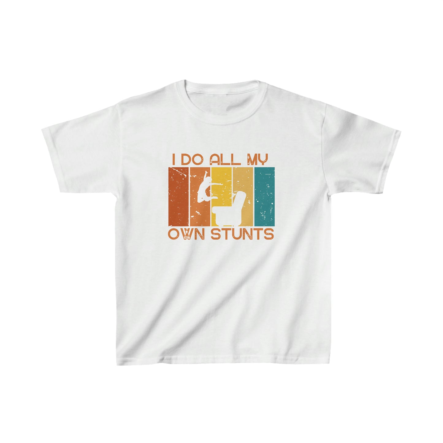 I Do All My Own Stunts Kids Tee