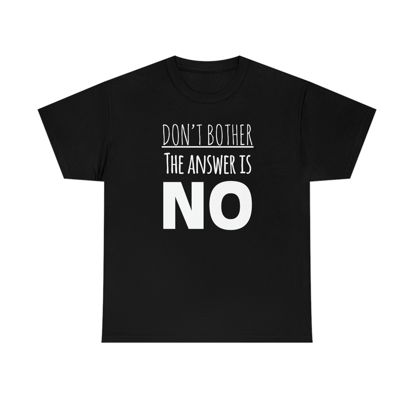 Women's The Answer is NO Tee