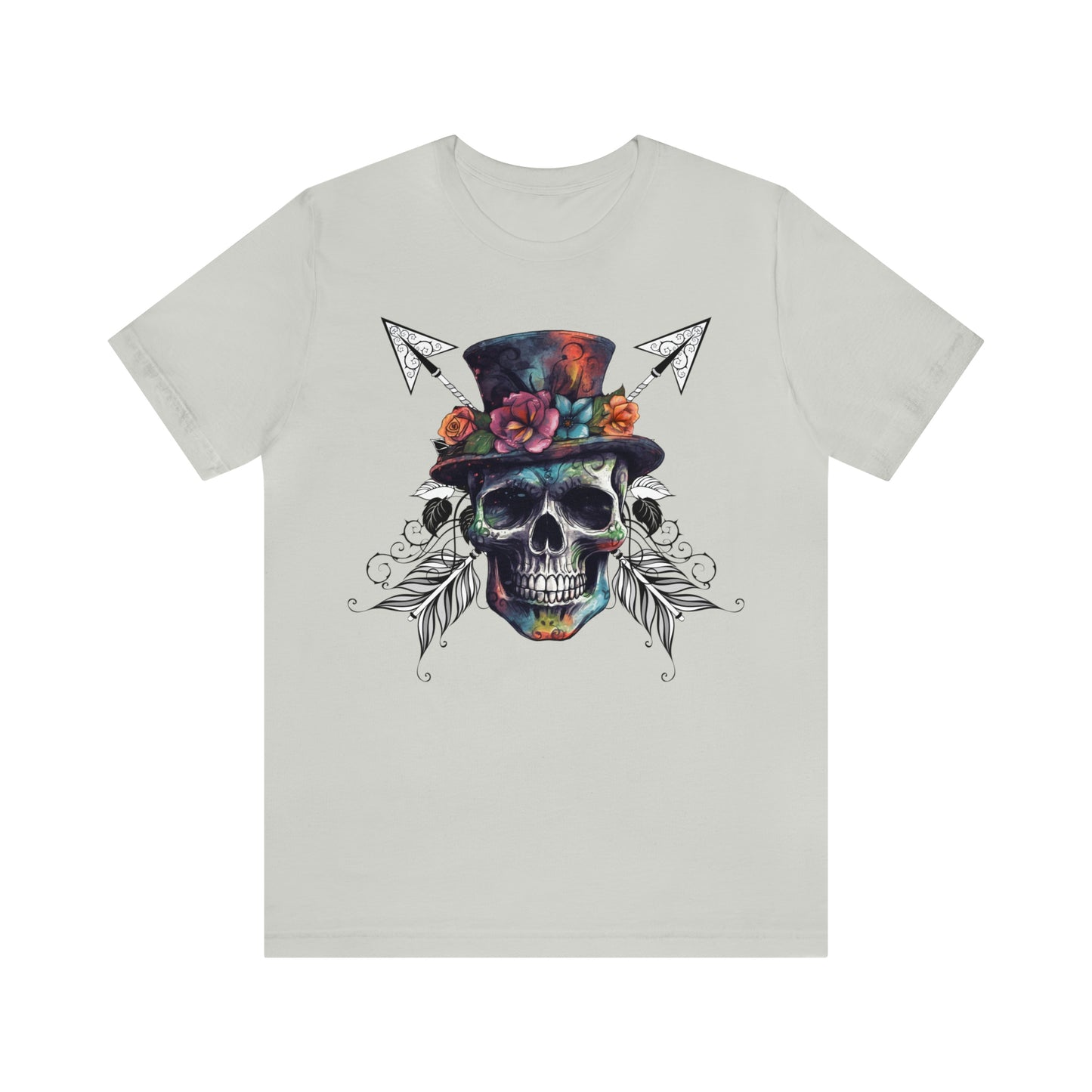 Women's Skull in a Top Hat Tee