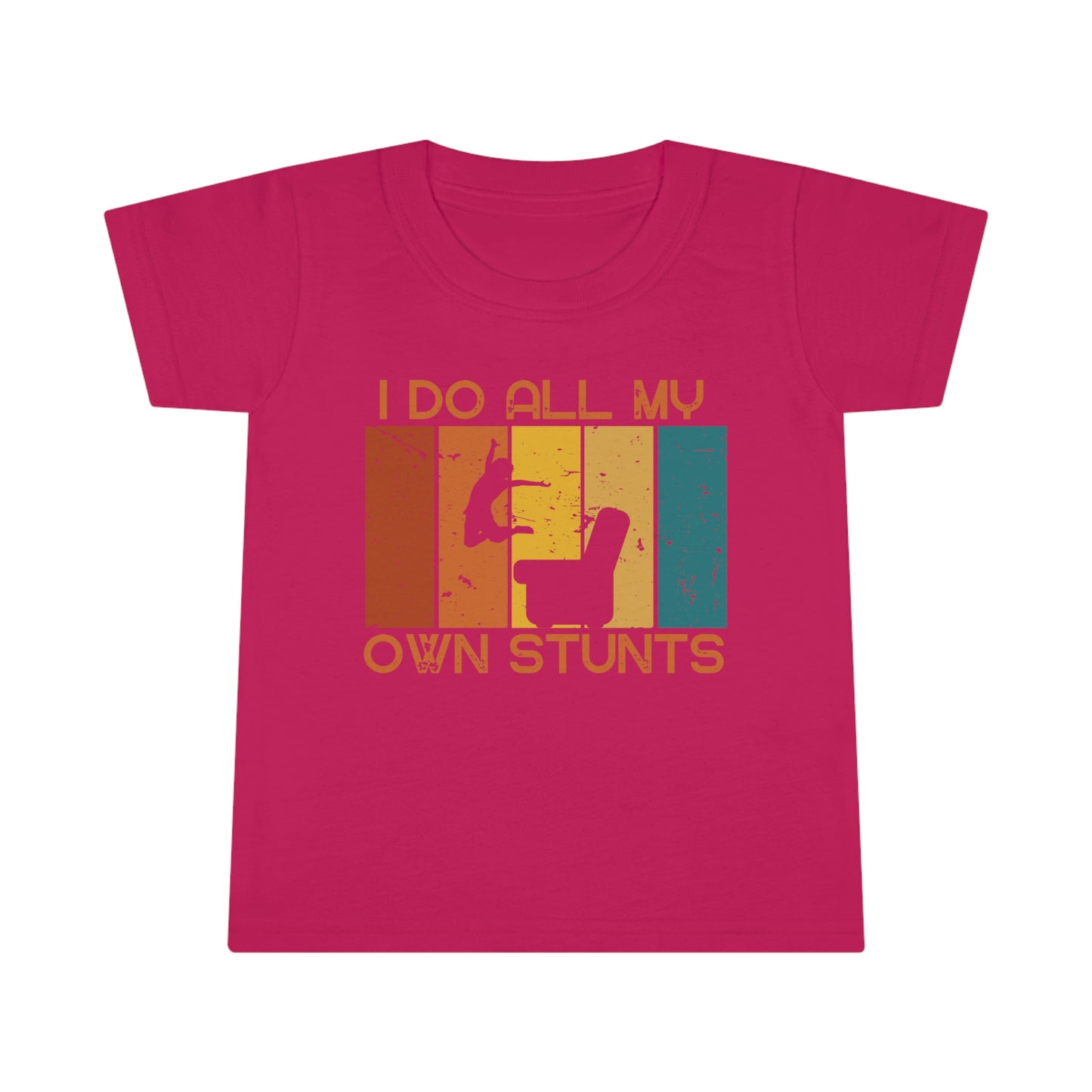 I Do All My Own Stunts Toddler T-shirt