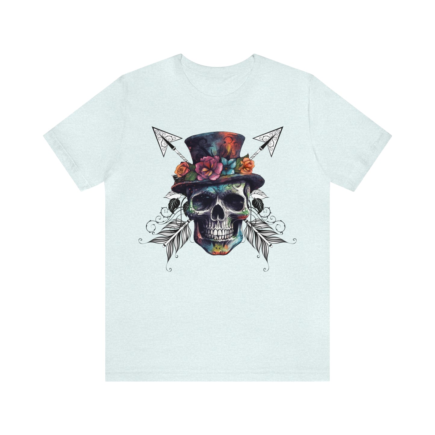 Women's Skull in a Top Hat Tee
