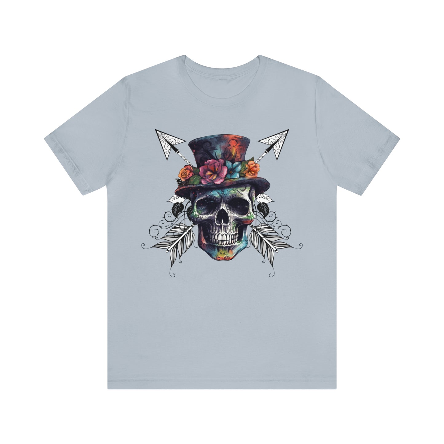 Women's Skull in a Top Hat Tee