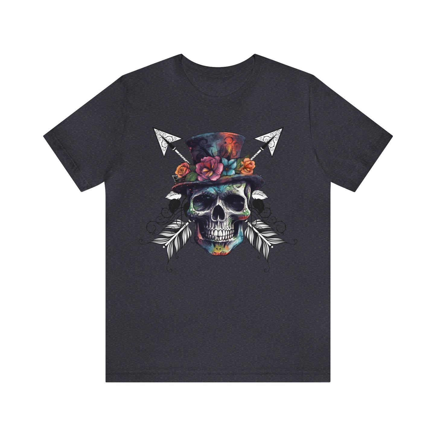 Women's Skull in a Top Hat Tee