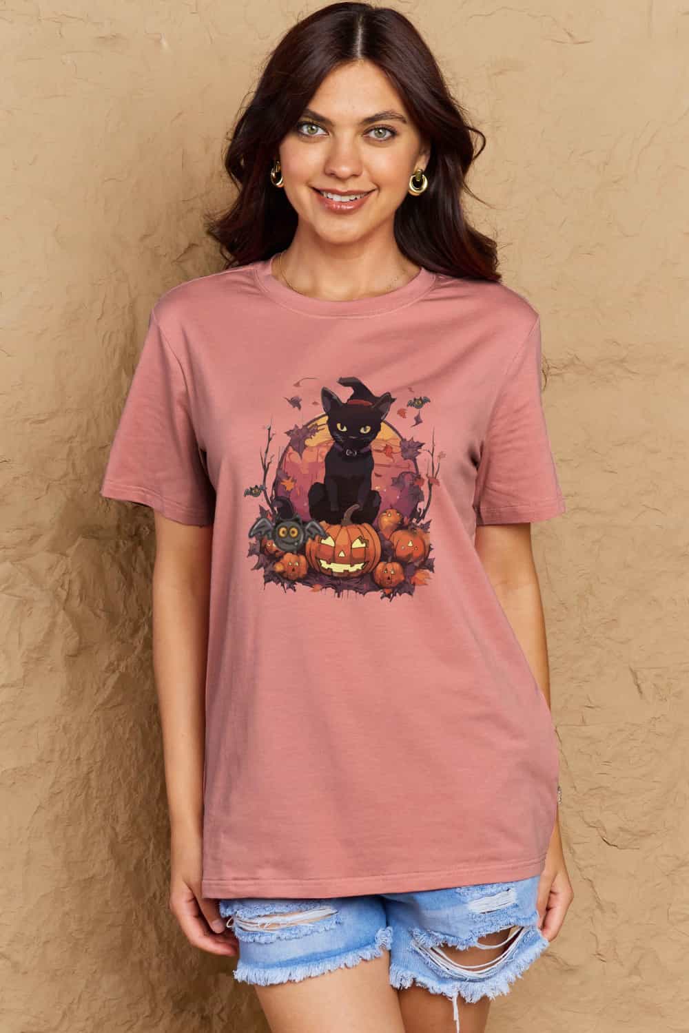 Simply Love Halloween Theme Graphic T-Shirt