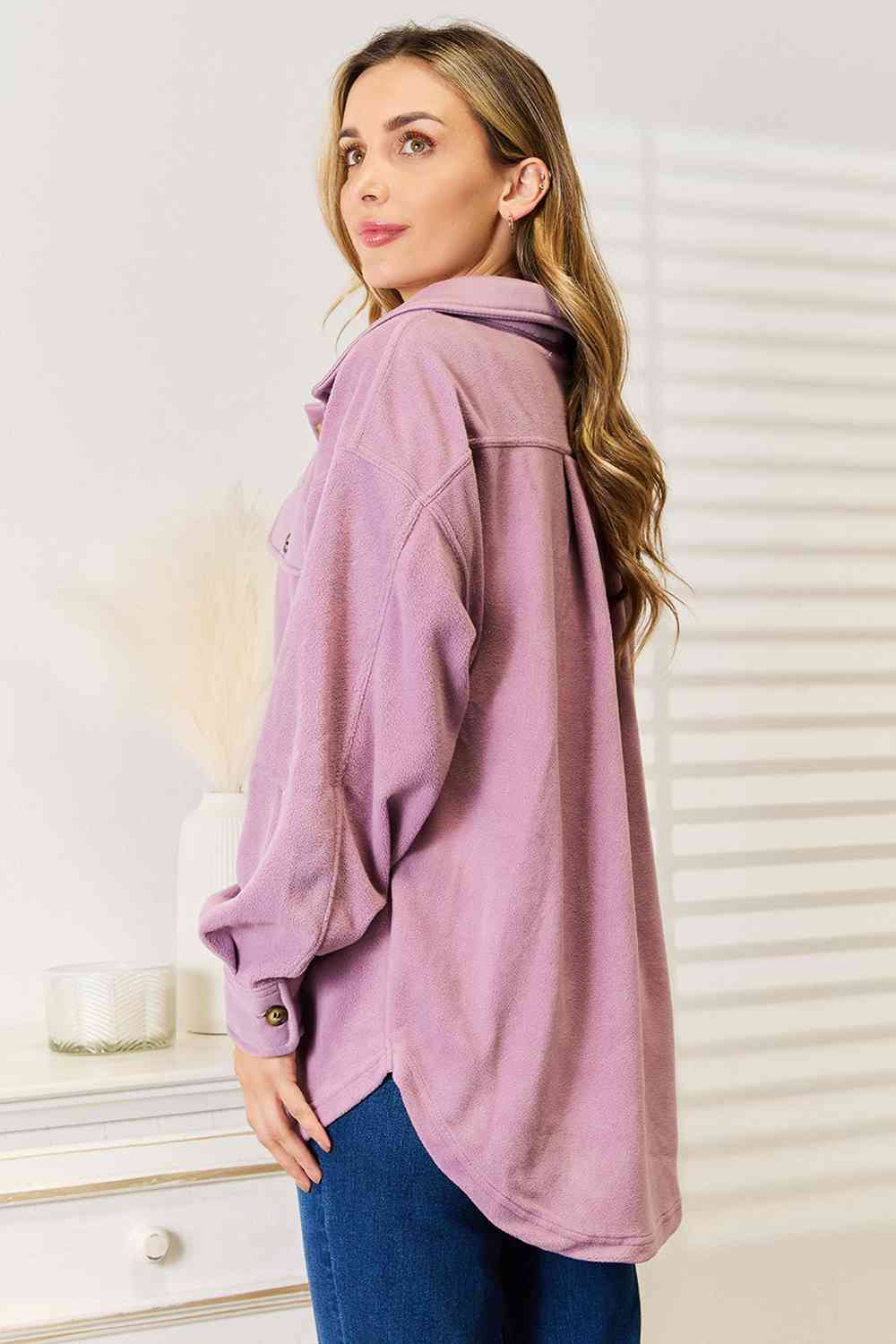 Heimish Cozy Girl Button Down Shacket