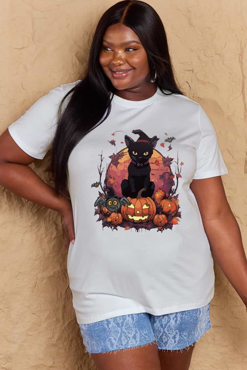 Simply Love Halloween Theme Graphic T-Shirt