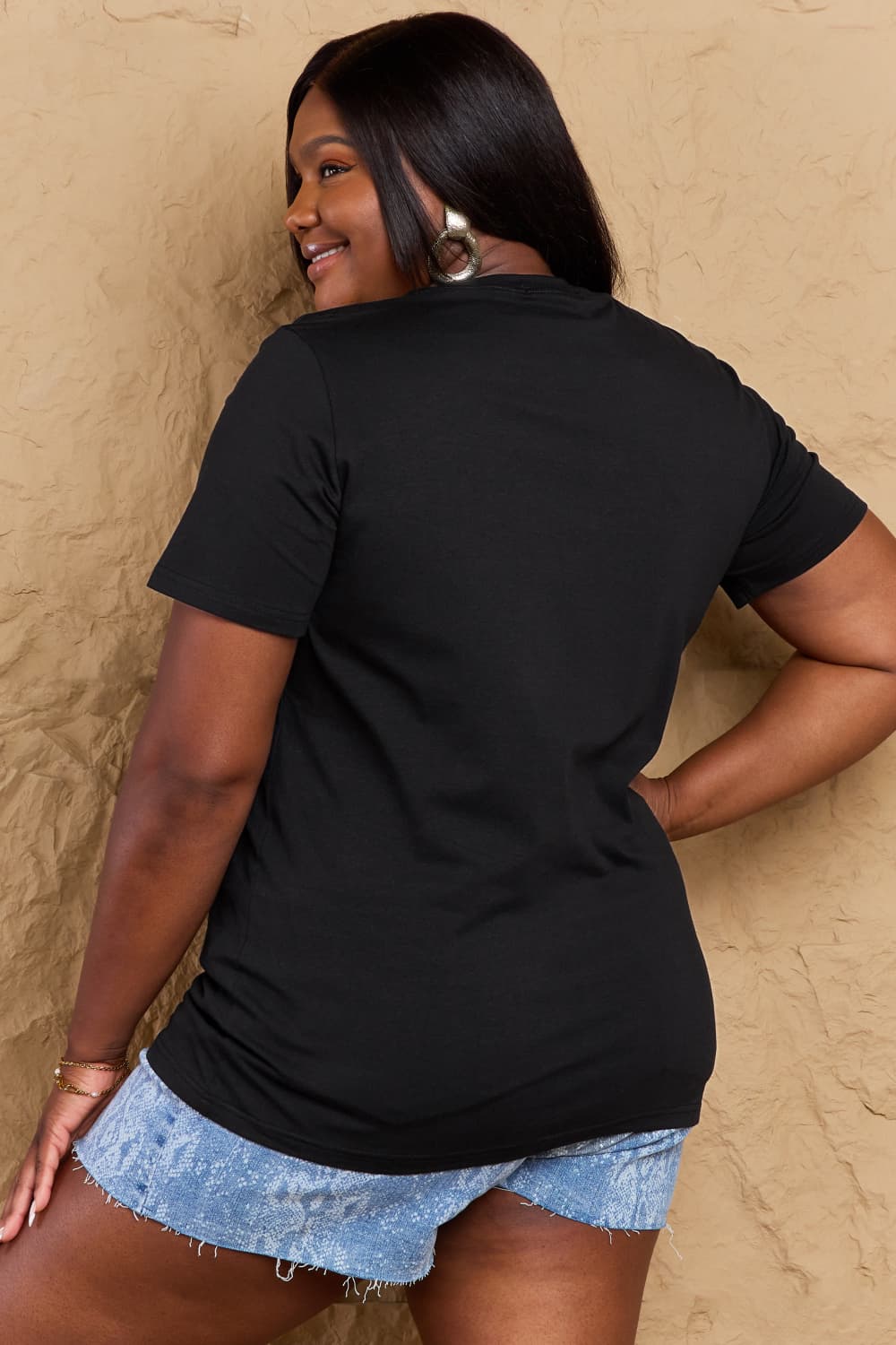 Simply Love Halloween Theme Graphic Cotton Tee
