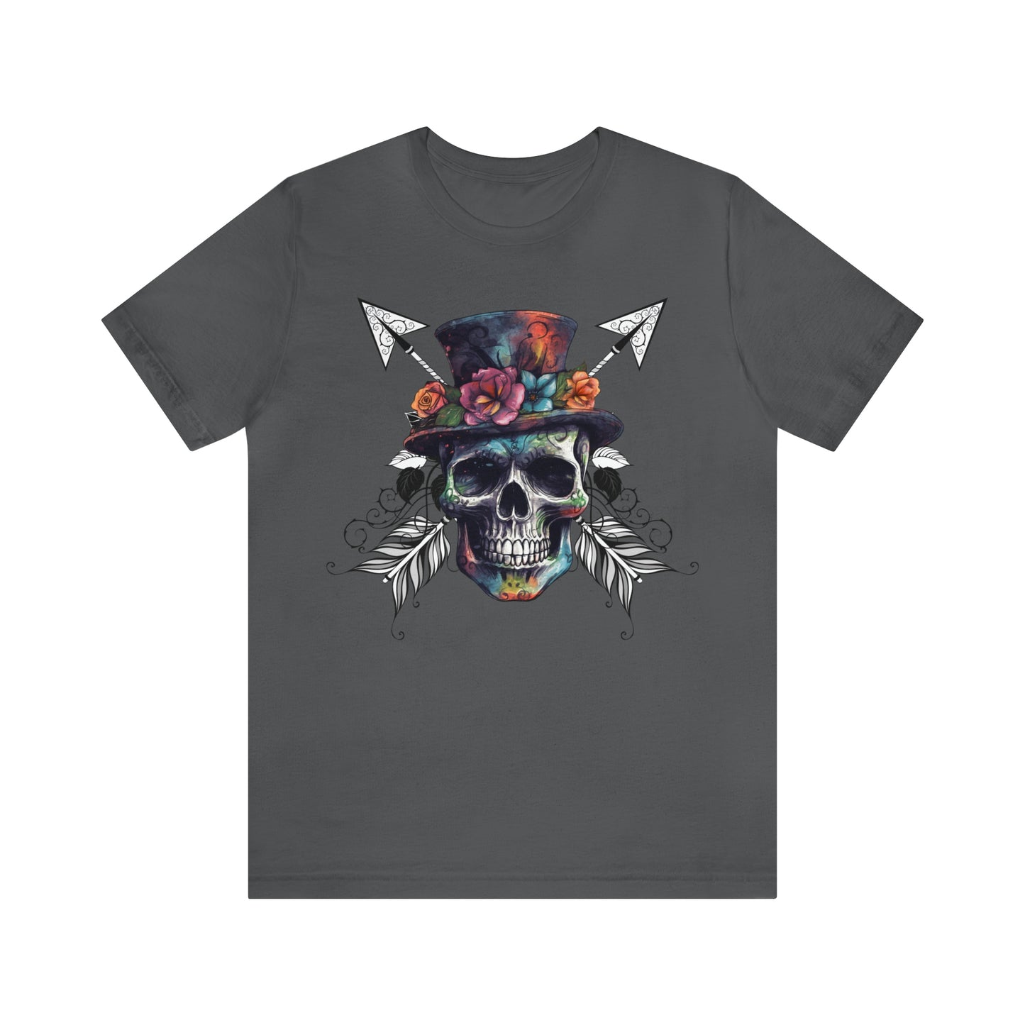Women's Skull in a Top Hat Tee