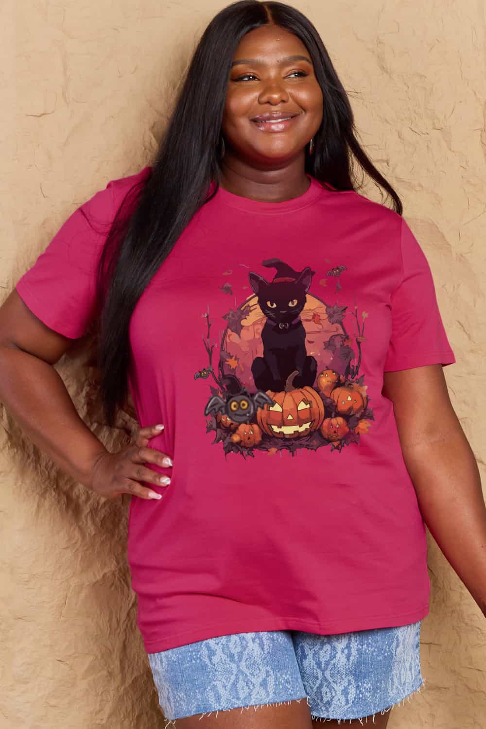 Simply Love Halloween Theme Graphic T-Shirt
