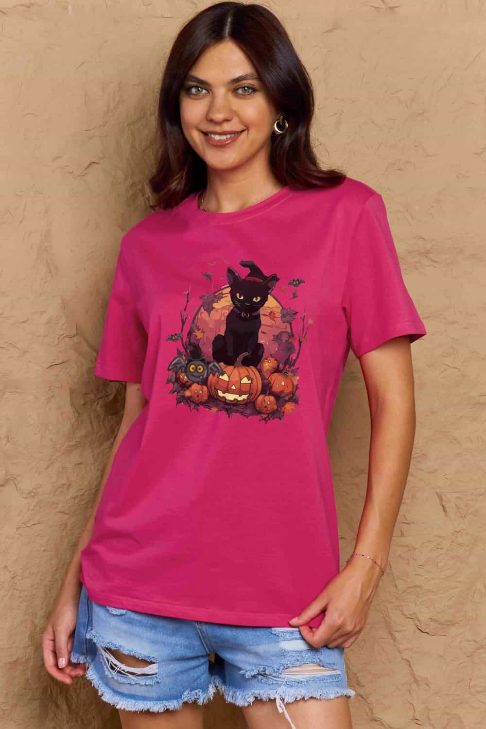 Simply Love Halloween Theme Graphic T-Shirt