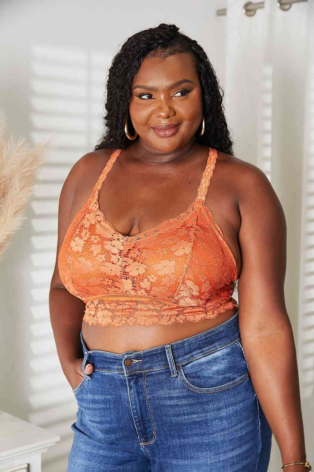 JadyK Crisscross Lace Bralette