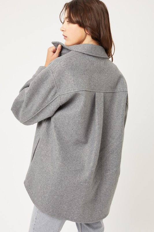 JQ Fleece Oversized Shacket