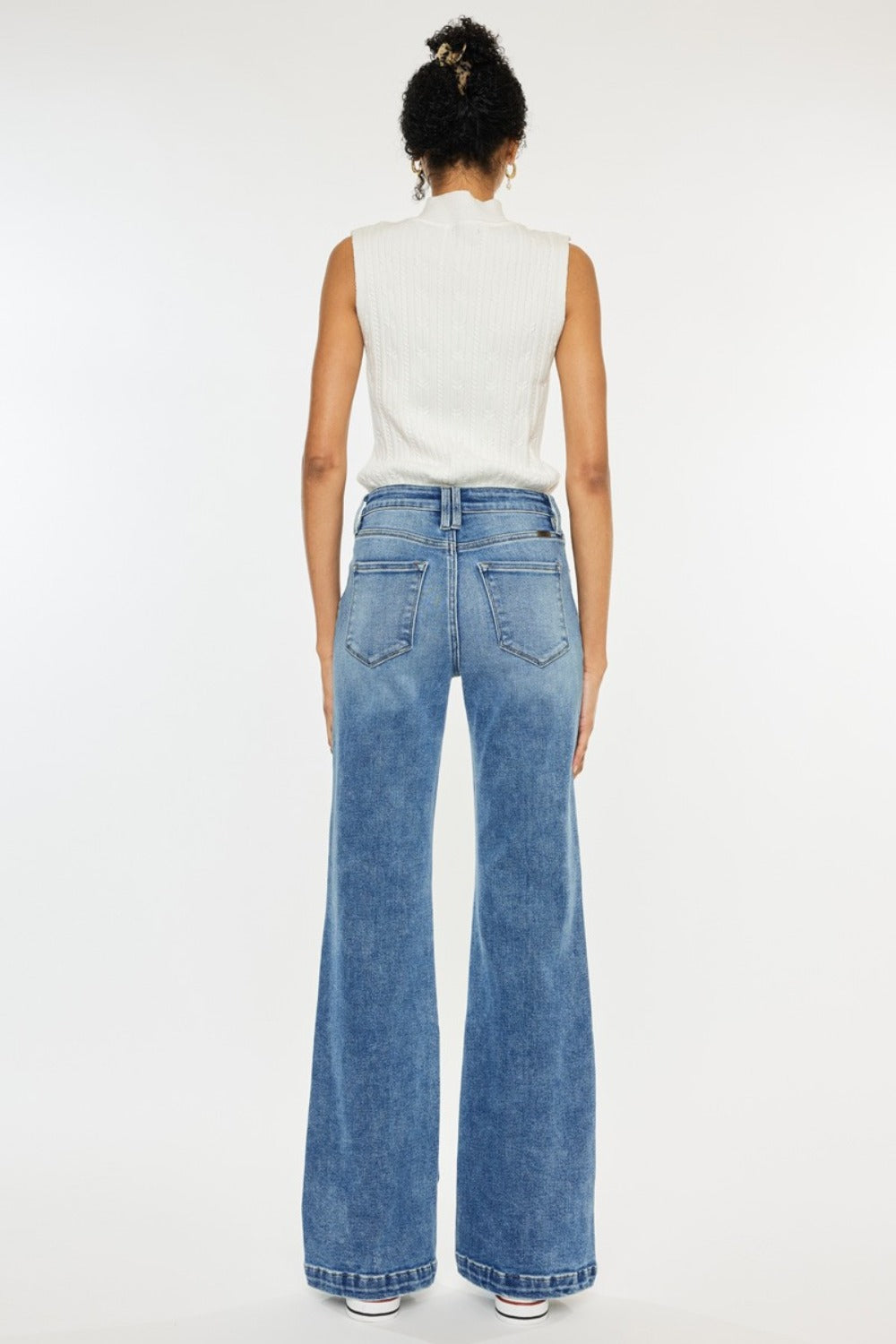 Kancan High Rise Wide Leg Jeans