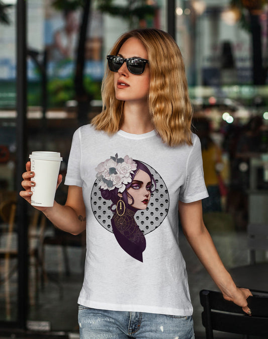 Lady Violet T-shirt Graphic Tee
